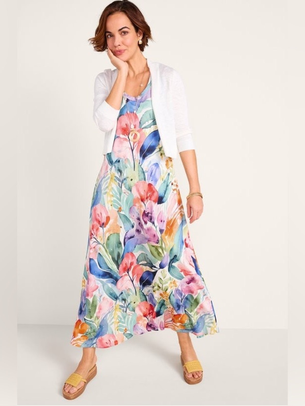 NEW! Soft Surroundings Santiago Gaia Maxi Dress. 1X. - Picture 8 of 16